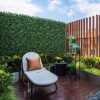 Backyard Boxwood Wall